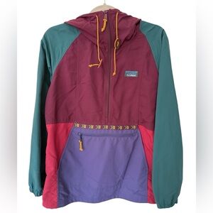 L.L. Bean Mountain Classic Anorak Multi Sz M